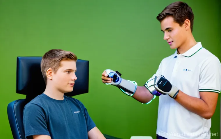 장애인재활상담사와 사회 변화 사례 - **Empowerment Through Connection:** A diverse rehabilitation counselor, a compassionate woman in her...